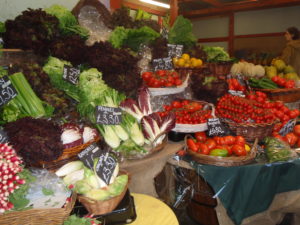 Légumes au marché